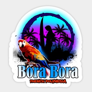 Bora Bora Beach Island Sticker